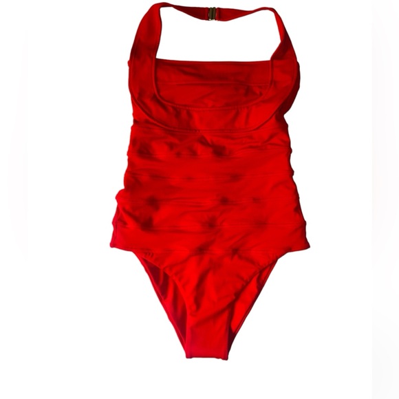 OYE SWIMWEAR MARGE ONE PIECE IN RED - SMALL - Picture 3 of 6